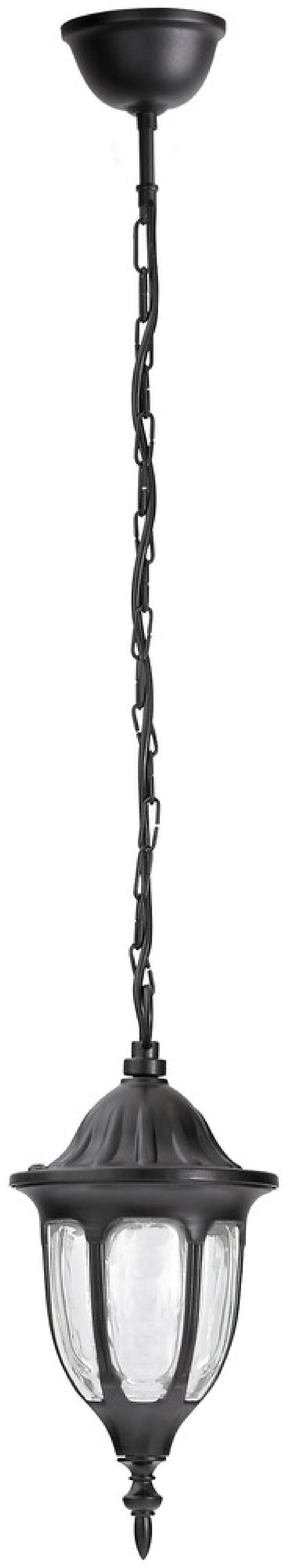 Rabalux Milano Hängelampe für den Außenbereich 1x60 W schwarz 8344
