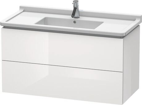Duravit L-Cube Kabinett 102x46.9x55.8 cm Unterschrank hängend weiß LC626602222