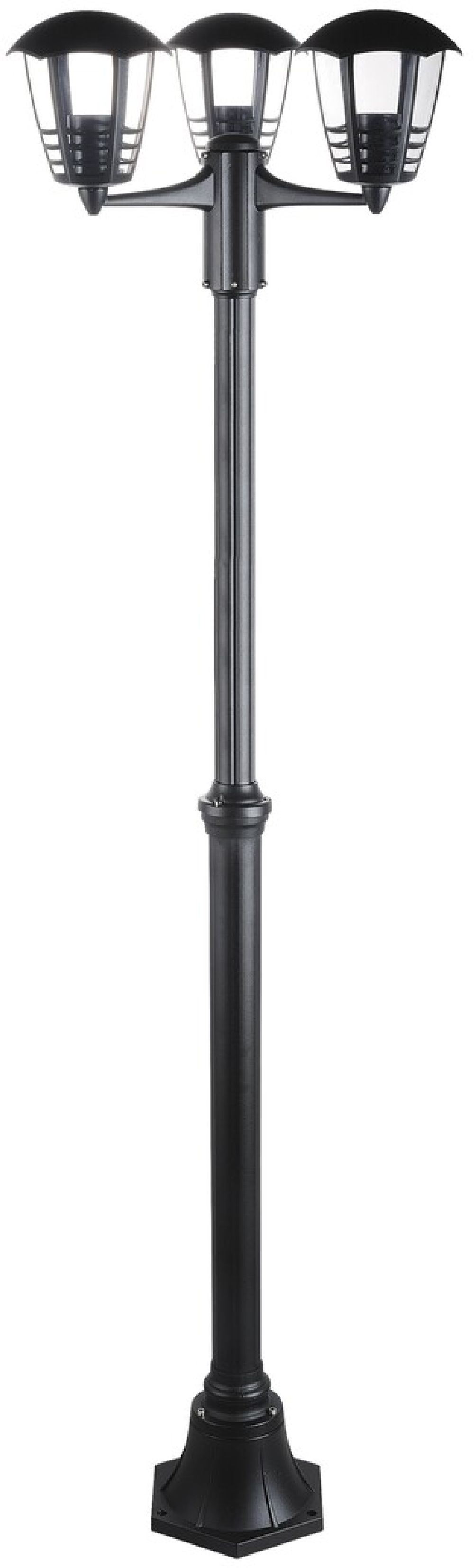 Rabalux Marseille Stehleuchte für den Außenbereich 3x60 W schwarz 8569