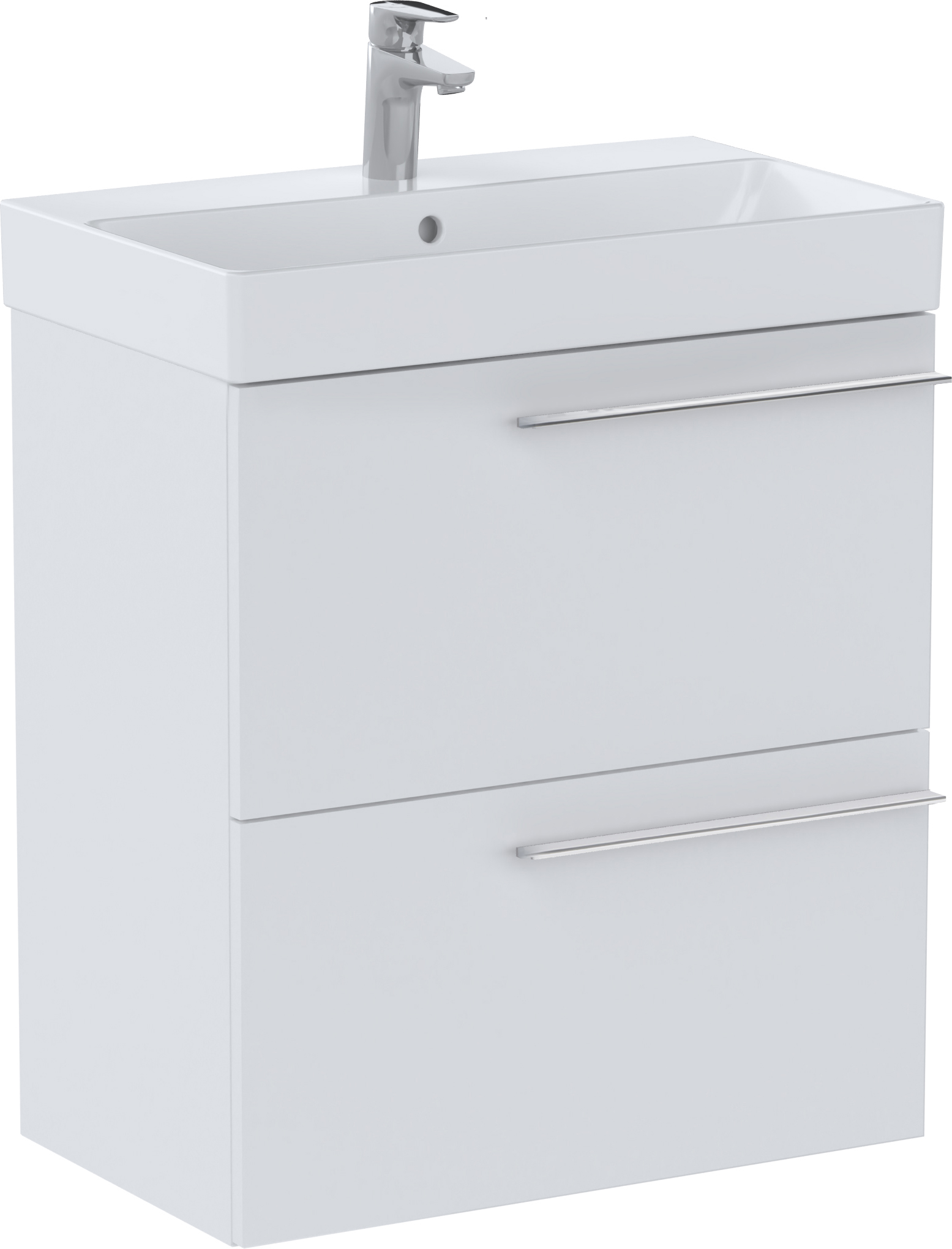 Roca Ella Kabinett 58.5x36.9x63.5 cm Unterschrank hängend weiß A857778529