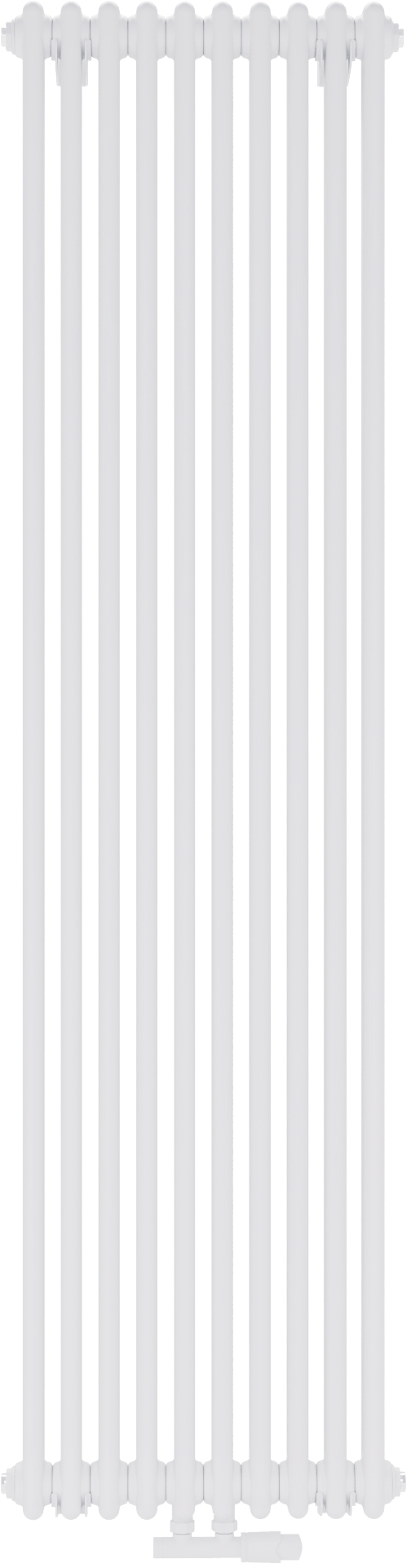 Luxrad Columnus 2 Designheizkörper 180x47 cm podłączenie unter weiß COL218004709016ZDC