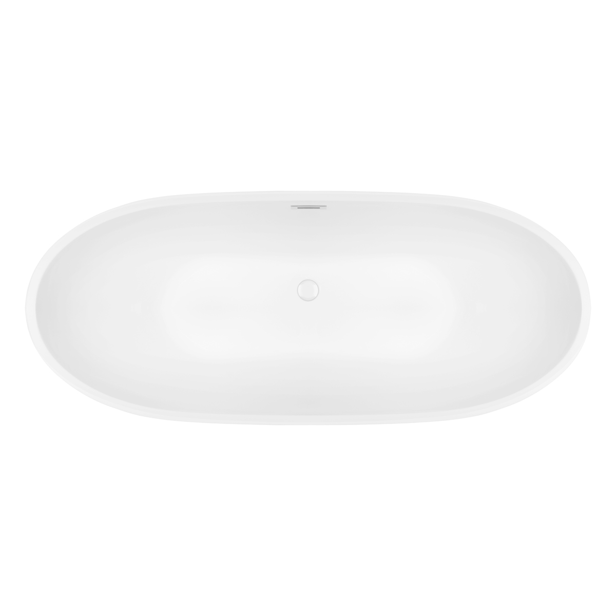 Set Freistehende Badewanne Oltens Folda 12010000, Verschlusskappe Oltens 09002000