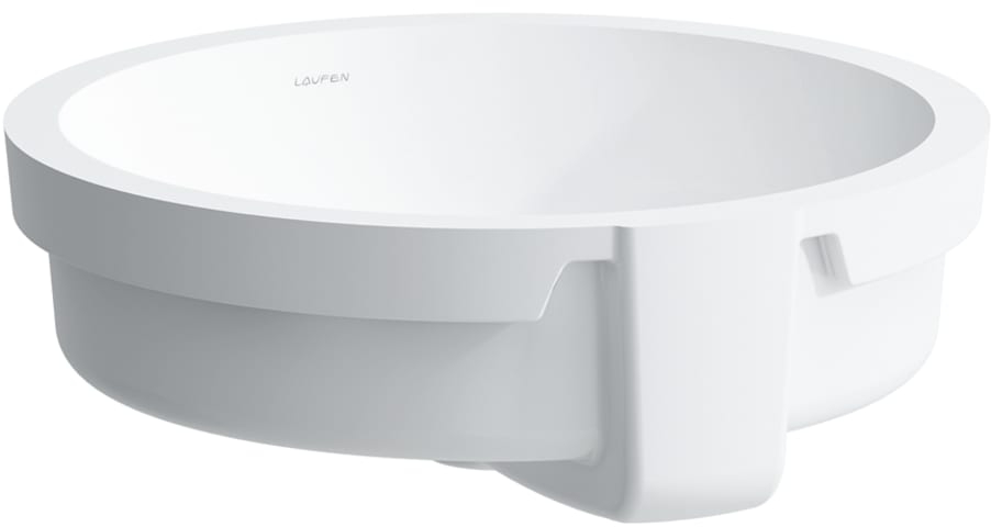 Laufen Living City Waschbecken 40x40 cm rund Unterbauwaschbecken weiß H8134380001091