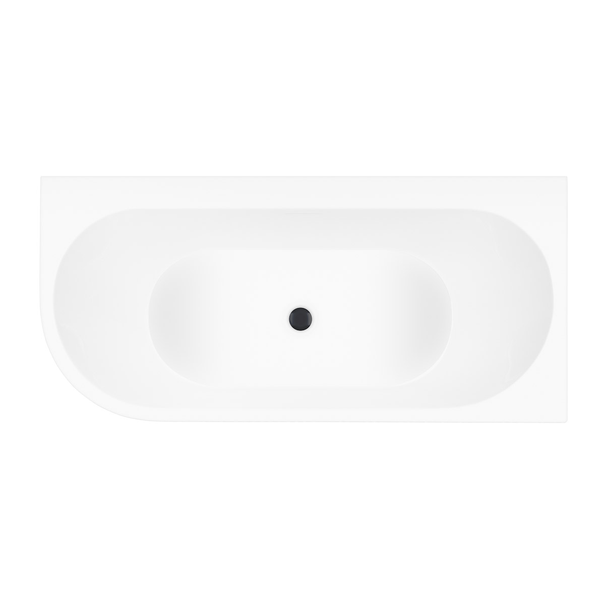 Set Eckbadewanne Oltens Hulda 11002000, Verschlusskappe Oltens 09002300