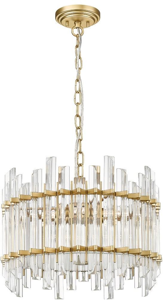 Zuma Line Alexandria Pendelleuchte 6x42 W transparent-gold P0556-06D-V7V7