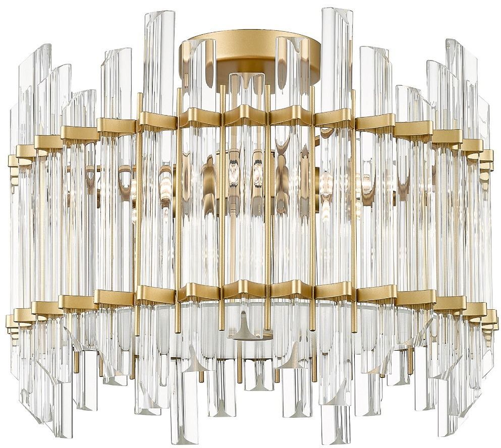 Zuma Line Alexandria Deckenlampe 6x42 W transparent-gold C0556-06D-V7V7