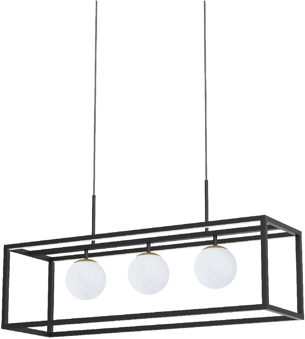 Zuma Line Piro Pendelleuchte 3x9 W schwarz MD3115-3-3BT