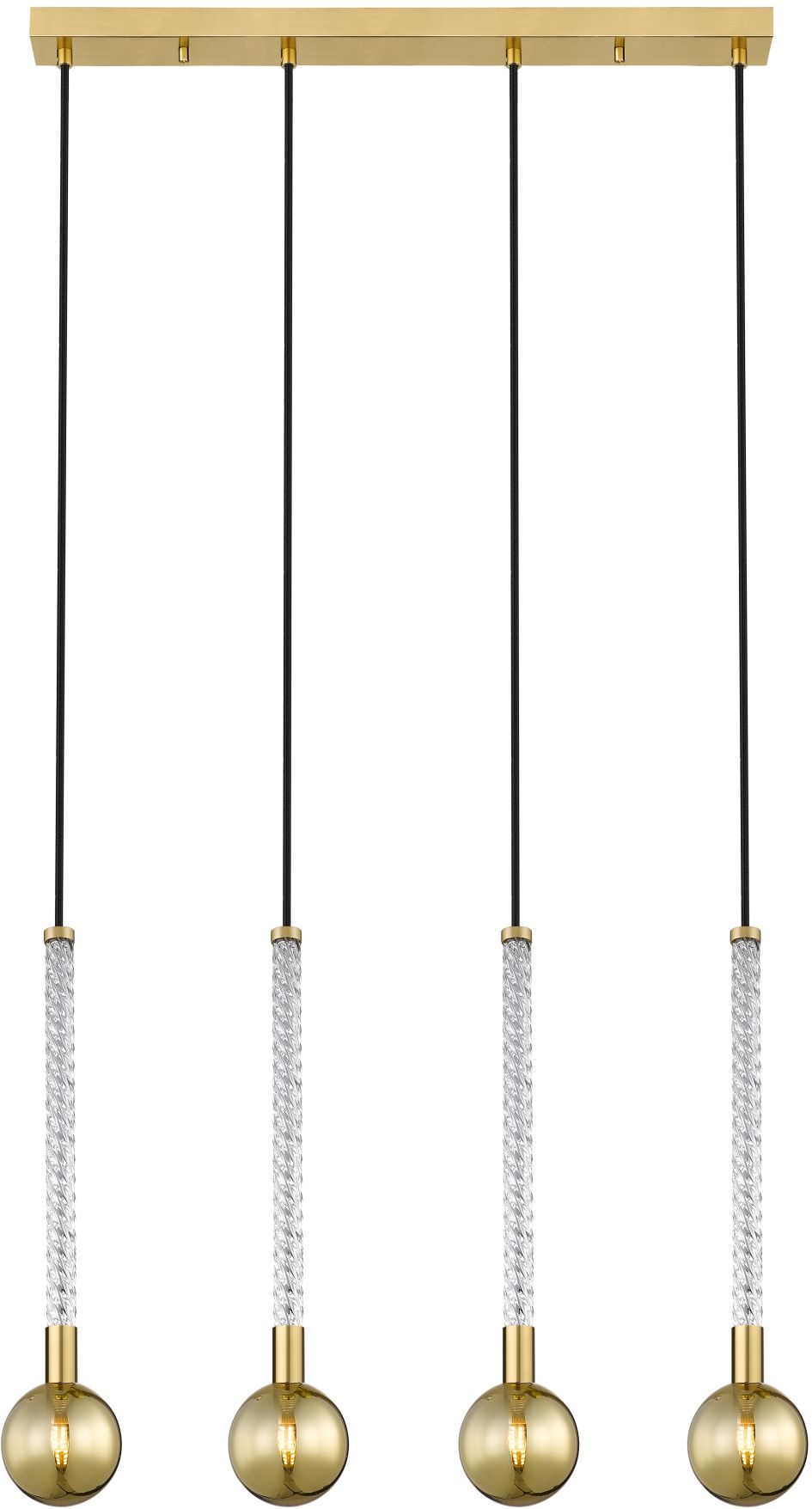 Zuma Line Mida Pendelleuchte 1x6 W messing-gold P0583-04A-2GHF