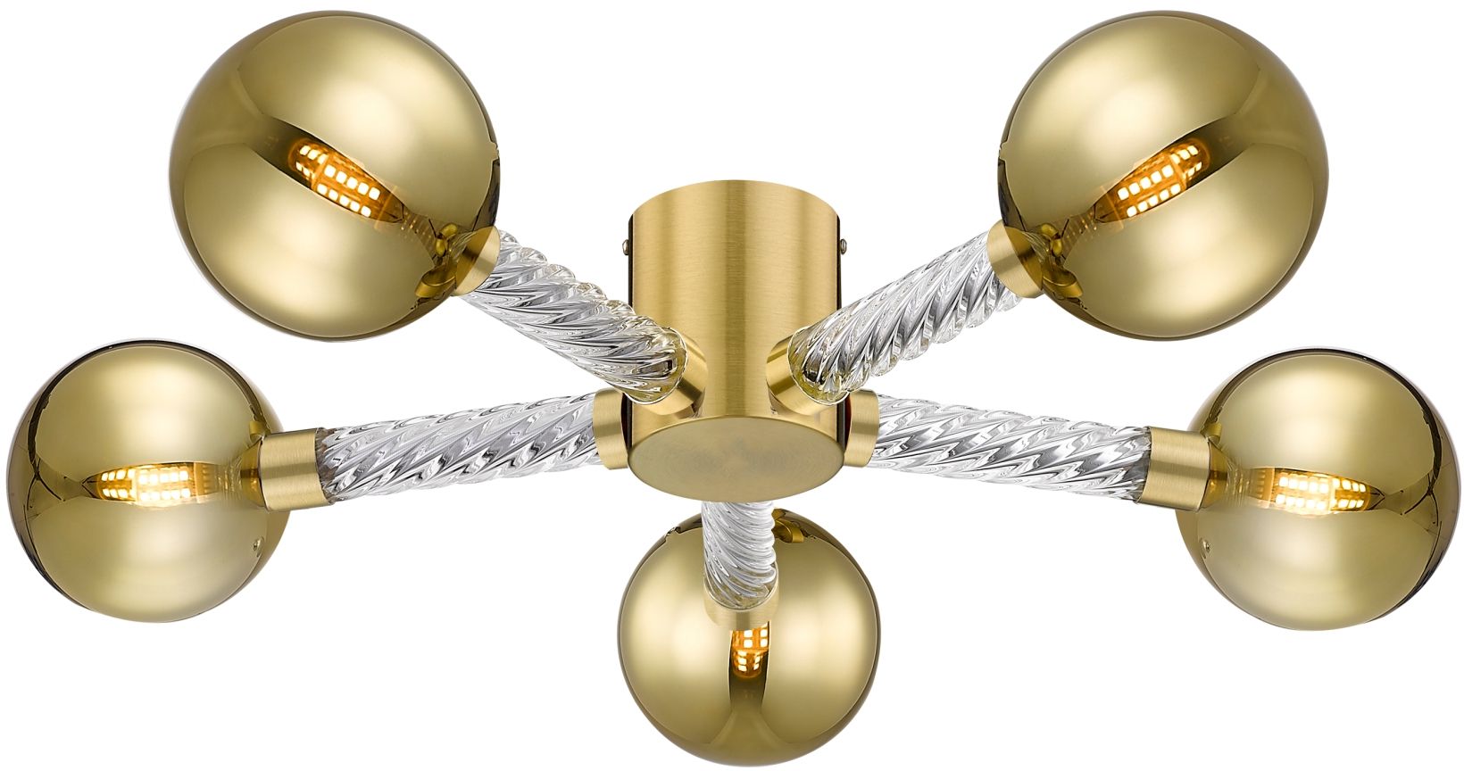 Zuma Line Mida Deckenlampe 5x6 W messing-gold C0583-05C-2GHF