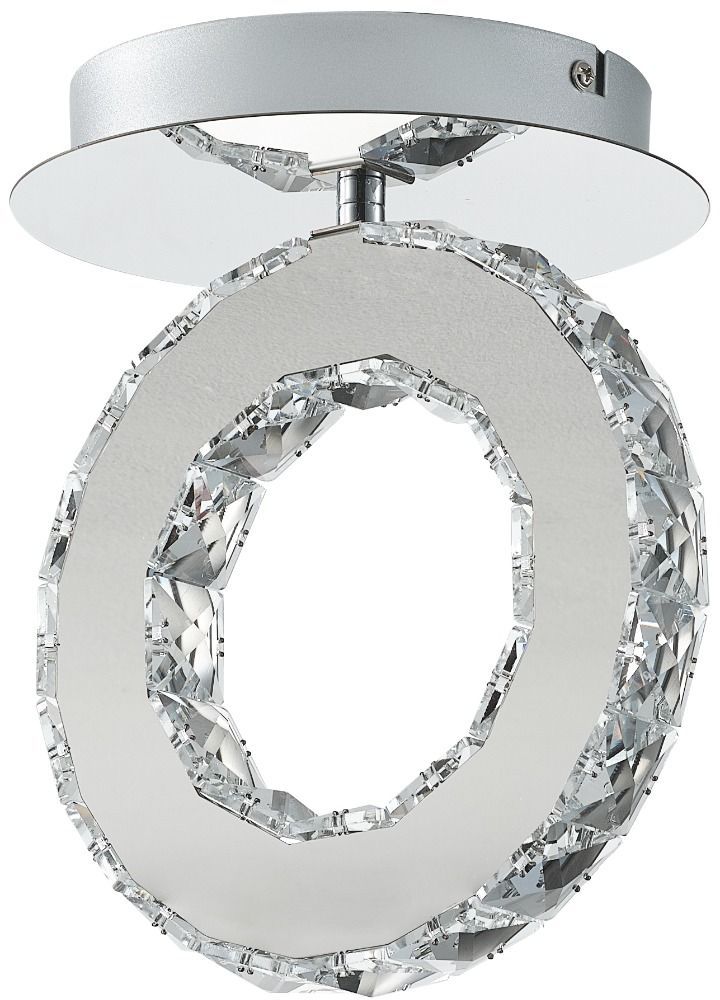 Zuma Line Girona Deckenlampe 1x10 W stahl-transparent MX3713-1-3CT