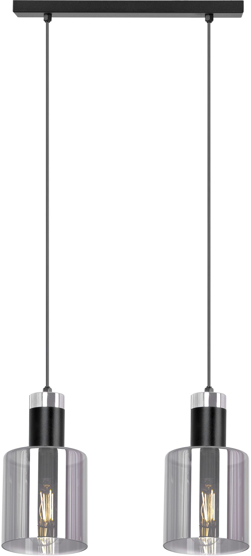 Kaja Brus Pendelleuchte 2x40 W schwarz-graphit K-5251