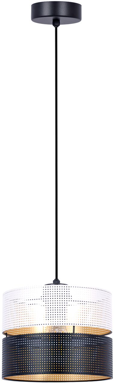 Kaja Vega Pendelleuchte 1x40 W weiß-schwarz-gold K-5290