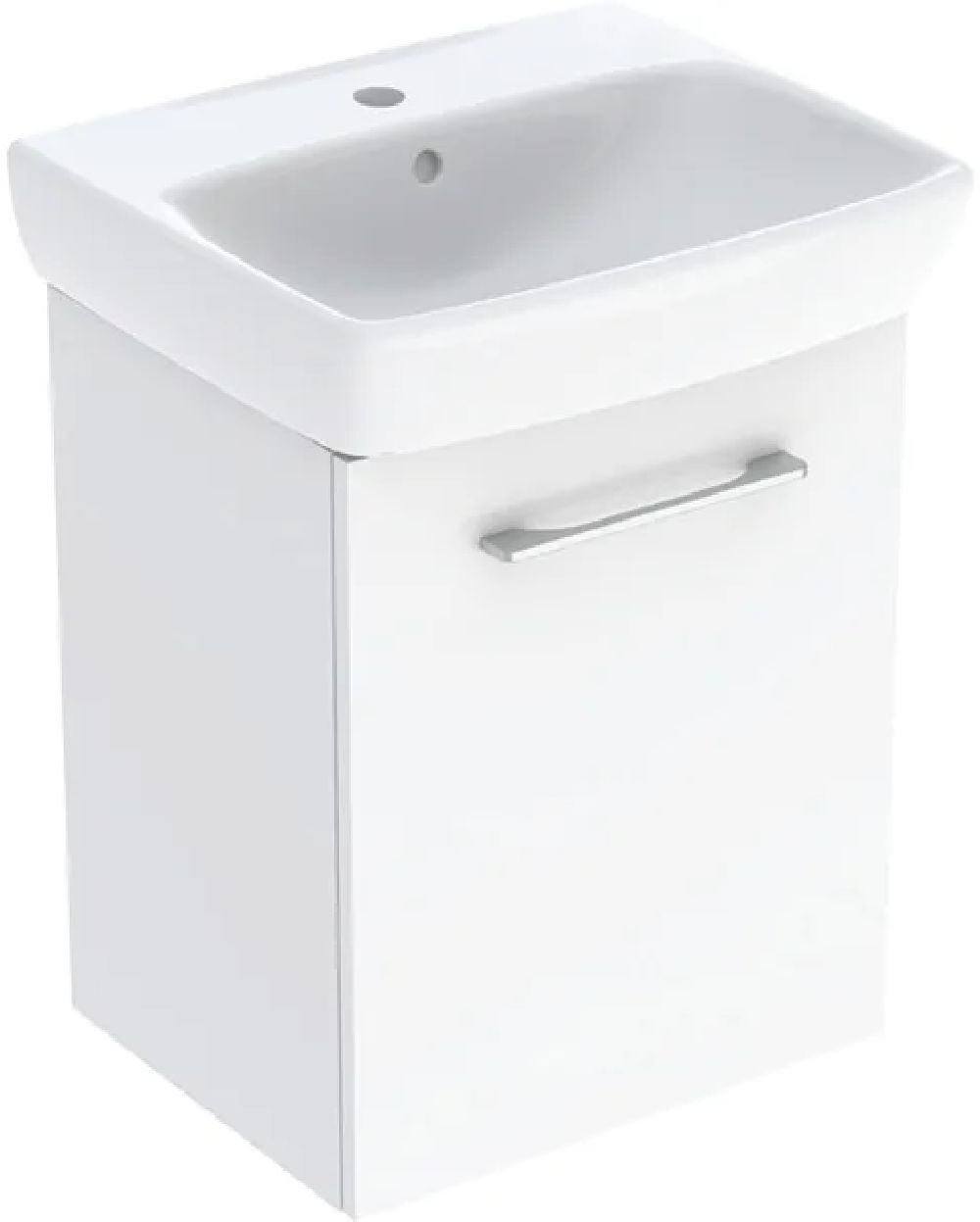 Geberit Selnova Square Waschbecken mit Unterschrank 50 cm weiß 502.750.00.1