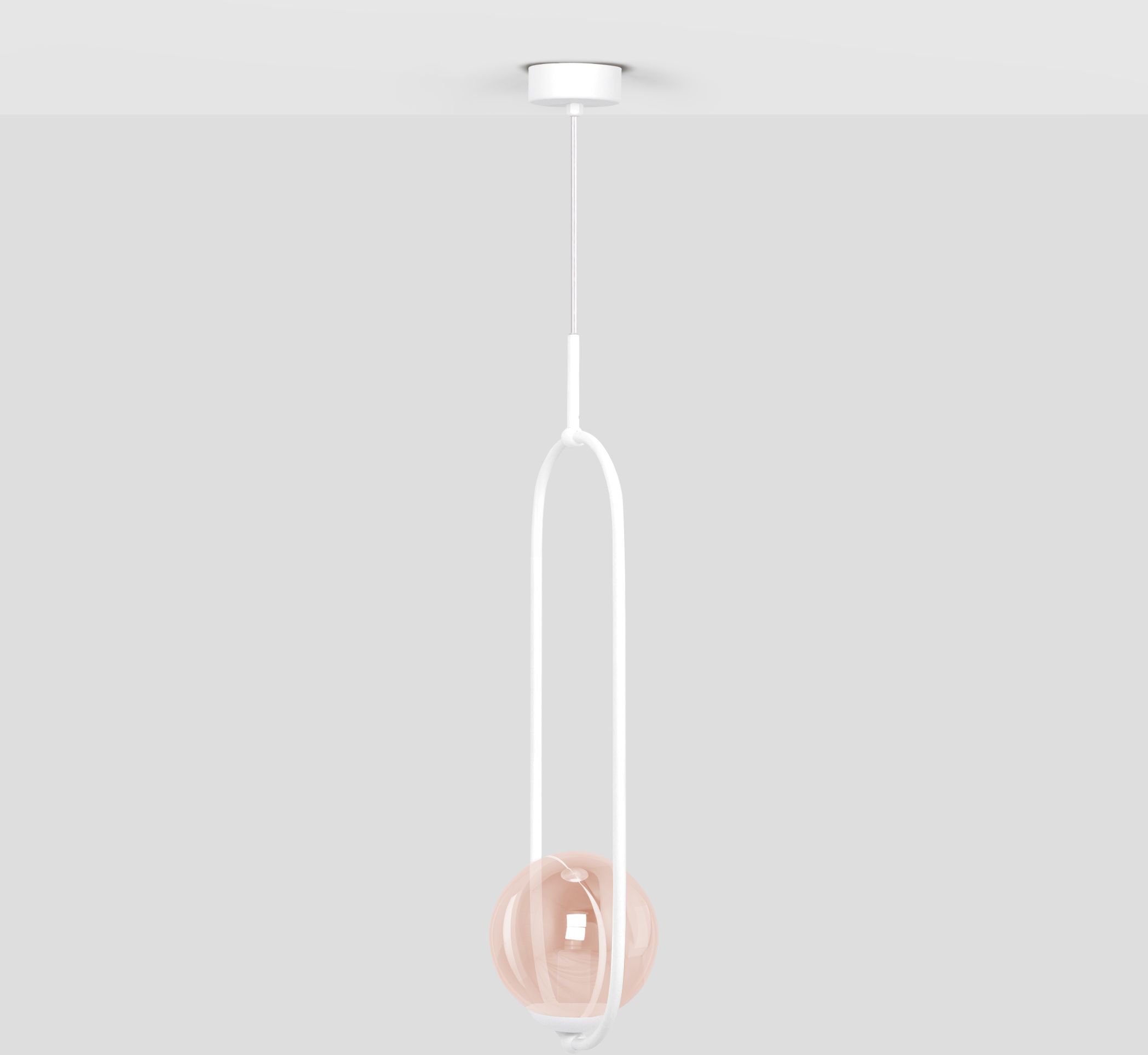 Kaja Arlena Pendelleuchte 1x40 W weiß-bernstein K-5304