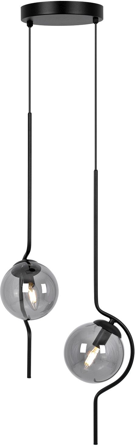 Kaja Neva Pendelleuchte 2x40 W schwarz-graphit K-5332