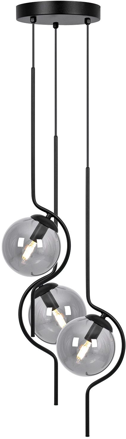 Kaja Neva Pendelleuchte 3x40 W schwarz-graphit K-5333