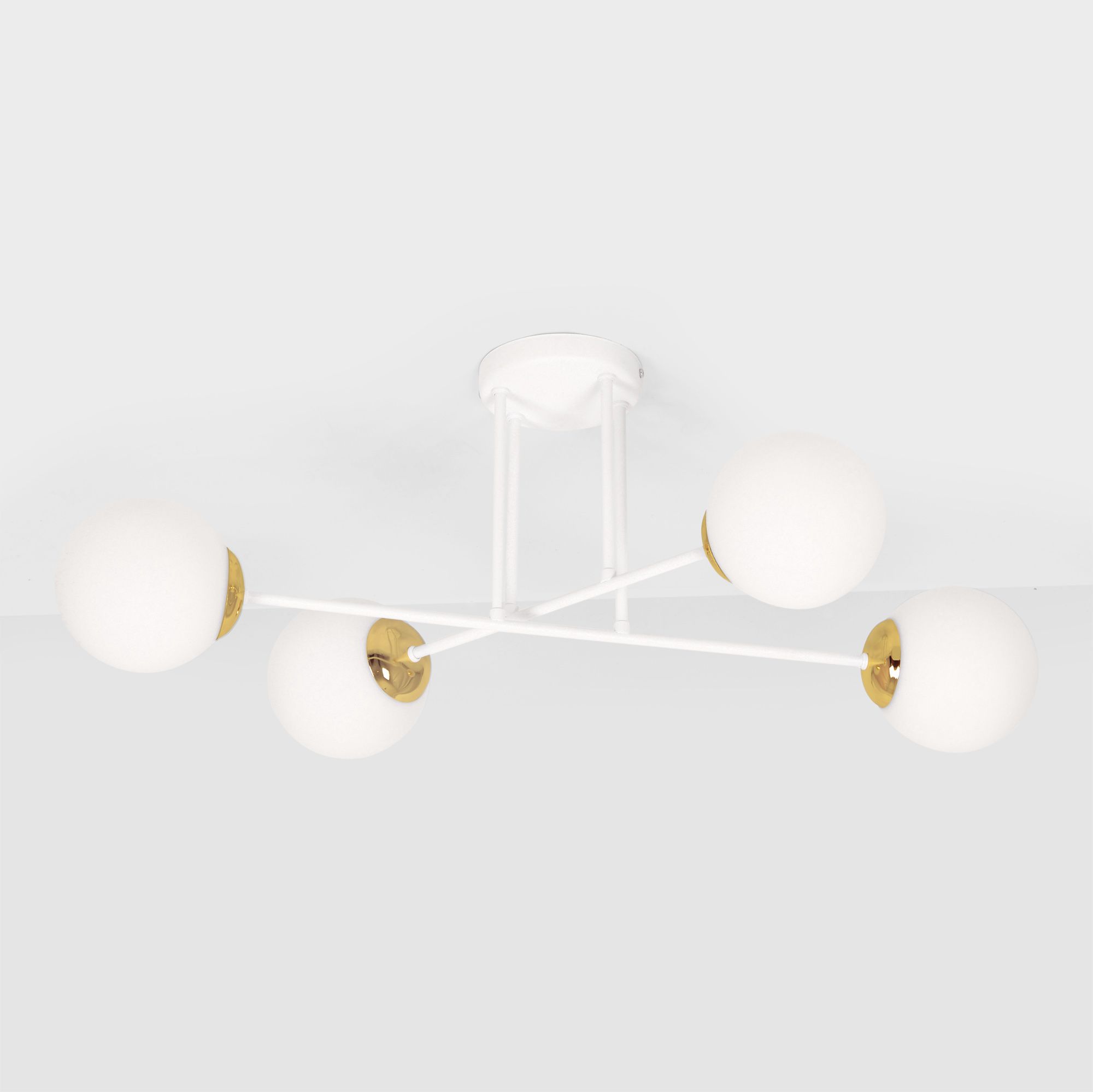 Kaja Elmo Deckenlampe 4x40 W weiß-gold K-5313