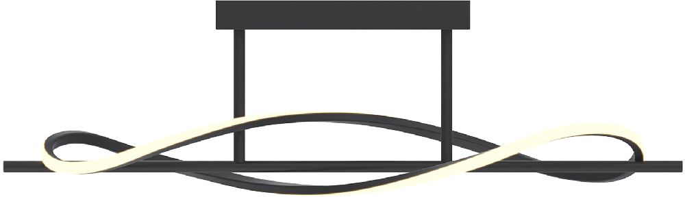 Zuma Line Domenico Deckenlampe 1x27 W schwarz MX3544-1-3BT