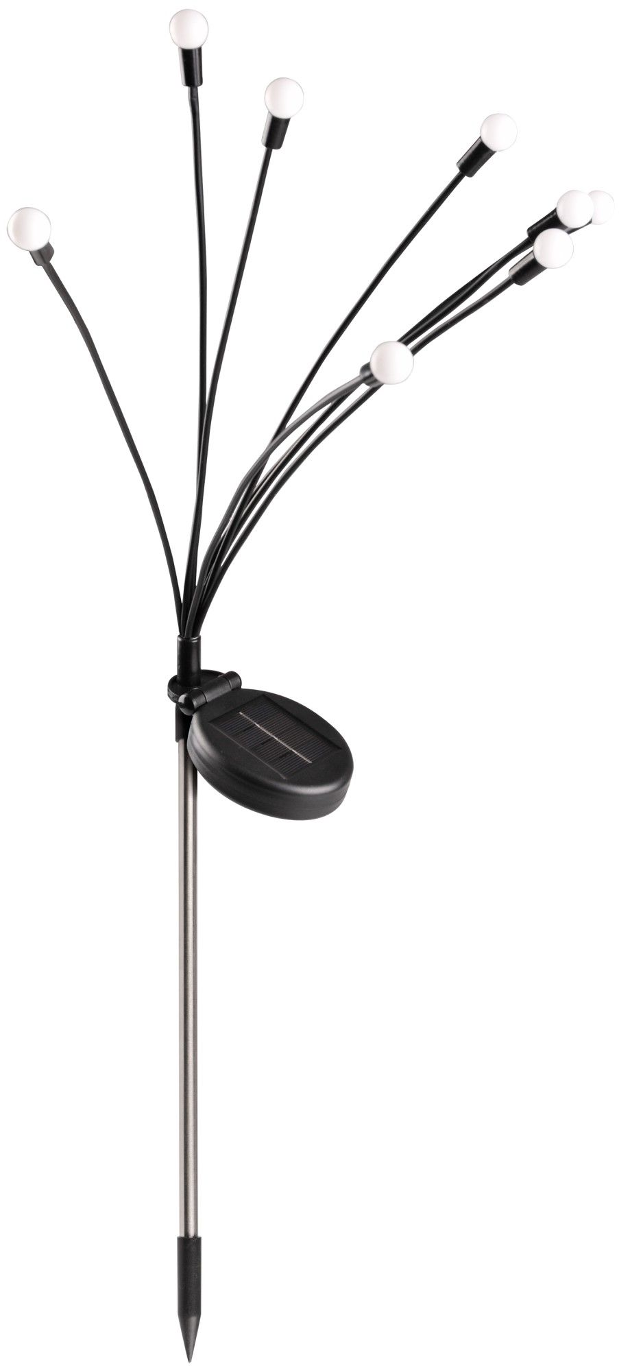 Goldlux Fiorini Solar-Stehleuchte x W schwarz 325549