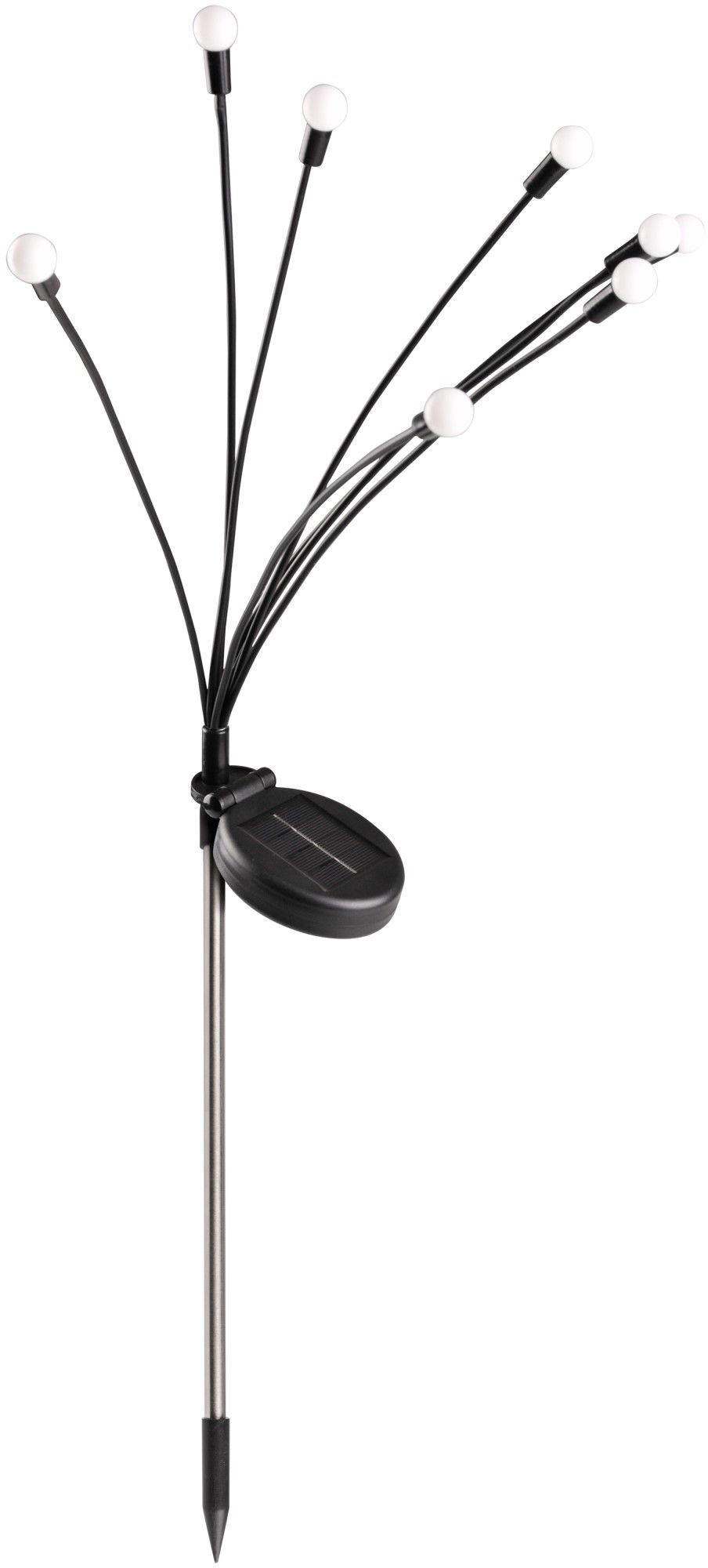 Goldlux Fiorini Solar-Stehleuchte x W schwarz 325556