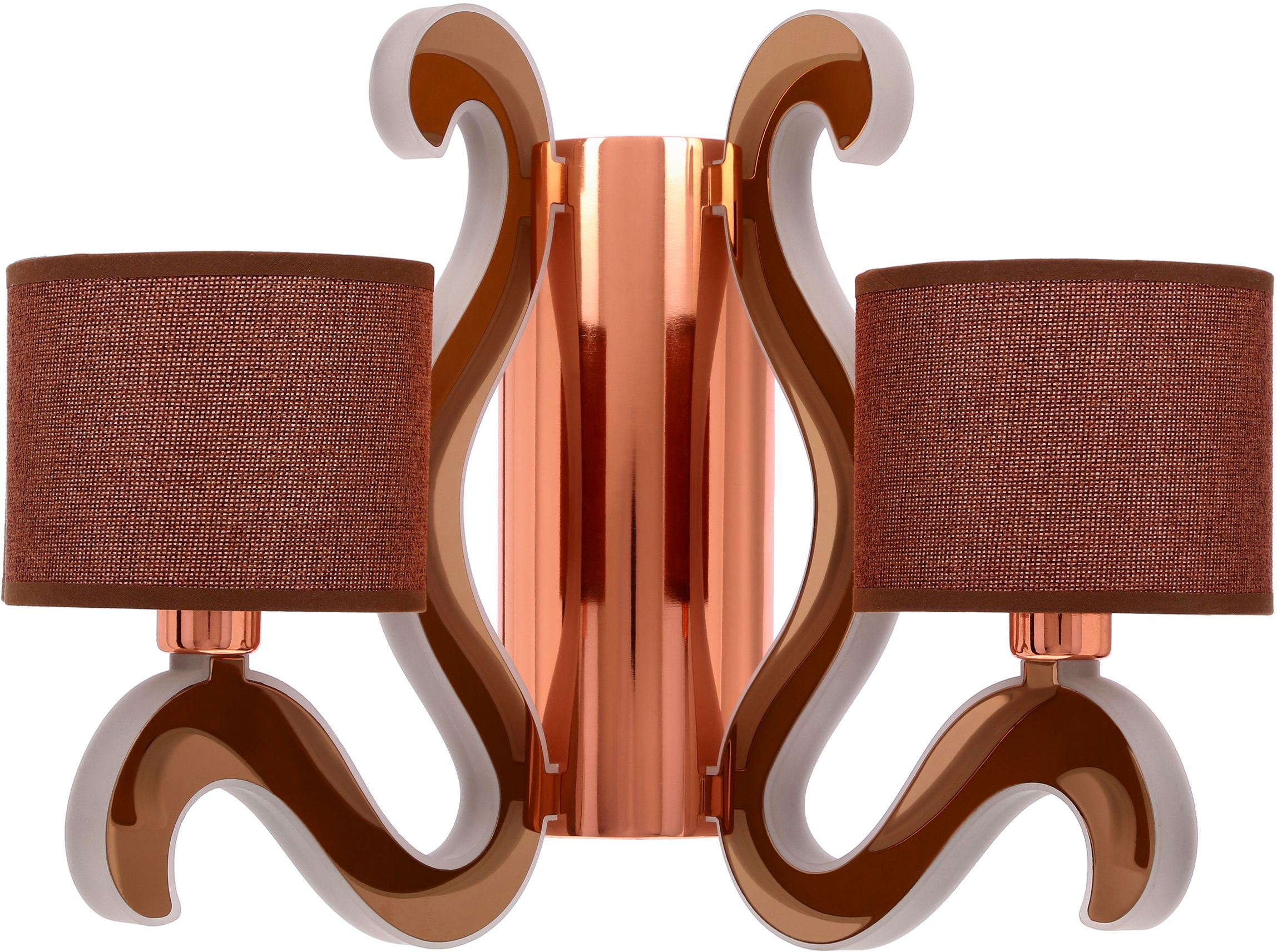 Candellux Ambrosia Leuchter 2x40 W kupfer 22-33529