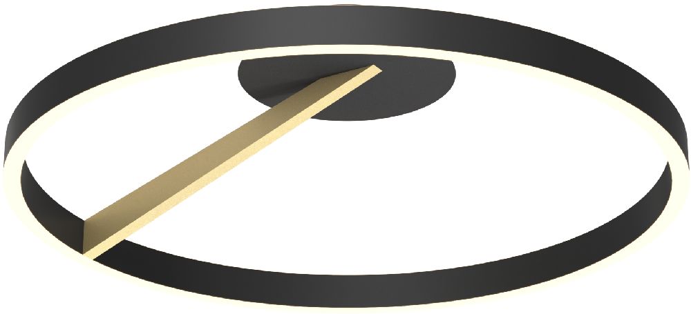 Zuma Line Malu Deckenlampe 1x37 W schwarz MX3689-1L-3BGT