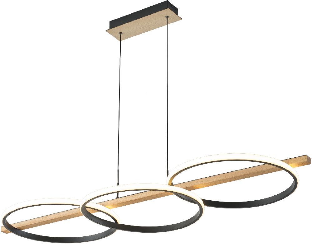 Zuma Line Almeria Pendelleuchte 1x35 W schwarz MD3913-3-3BWLT