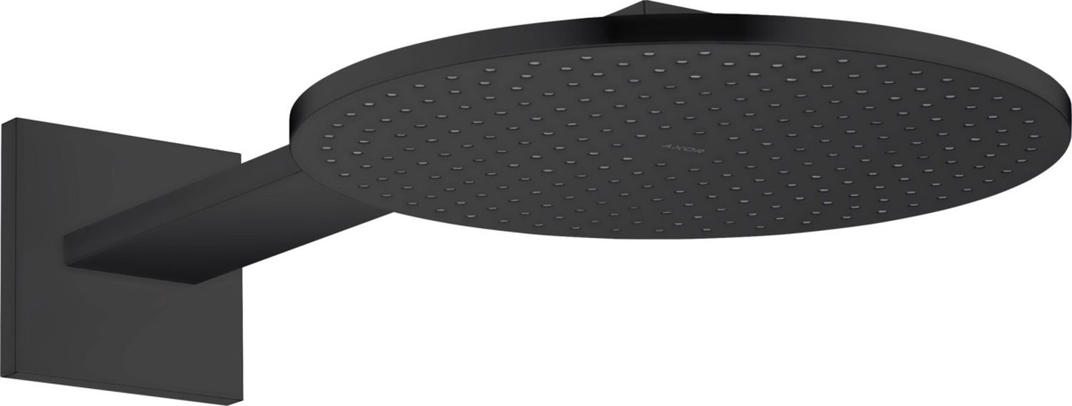 Axor ShowerSolutions Kopfbrause mit Arm 30x30 cm rund schwarz 35303670