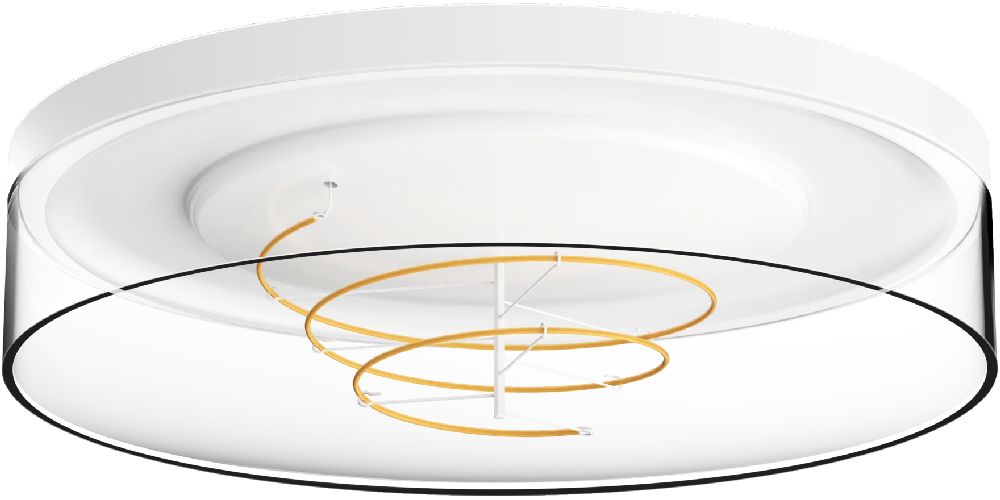 Zuma Line Nolan Decke 1x17 W weiß 1004