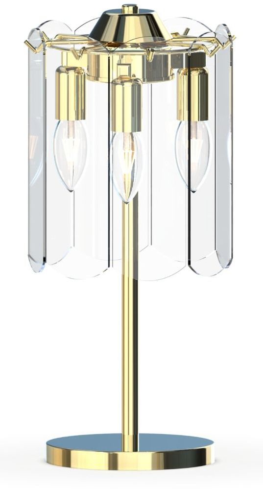 Zuma Line Nira Tischlampe 3x40 W übersichtlich-gold MT3523-3S-EGN