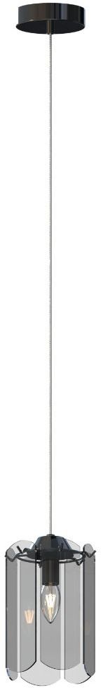 Zuma Line Nira Pendelleuchte 1x40 W schwarz-verraucht MD3523-1-EBCN