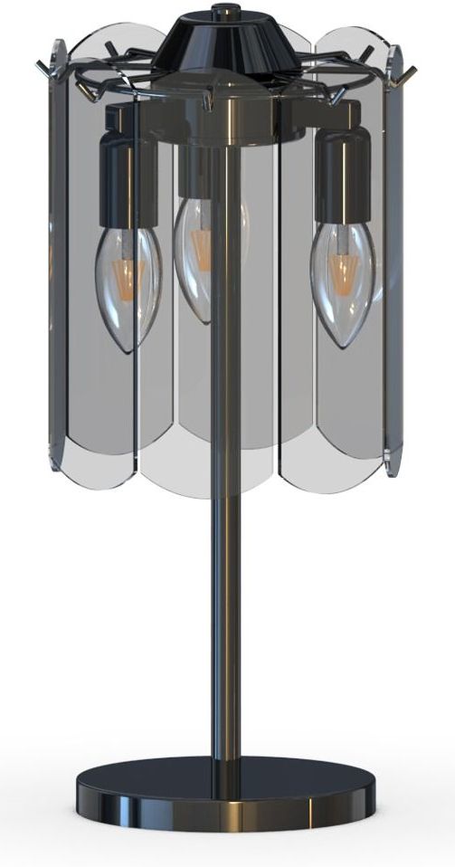 Zuma Line Nira Tischlampe 3x40 W schwarz-verraucht MT3523-3S-EBCN