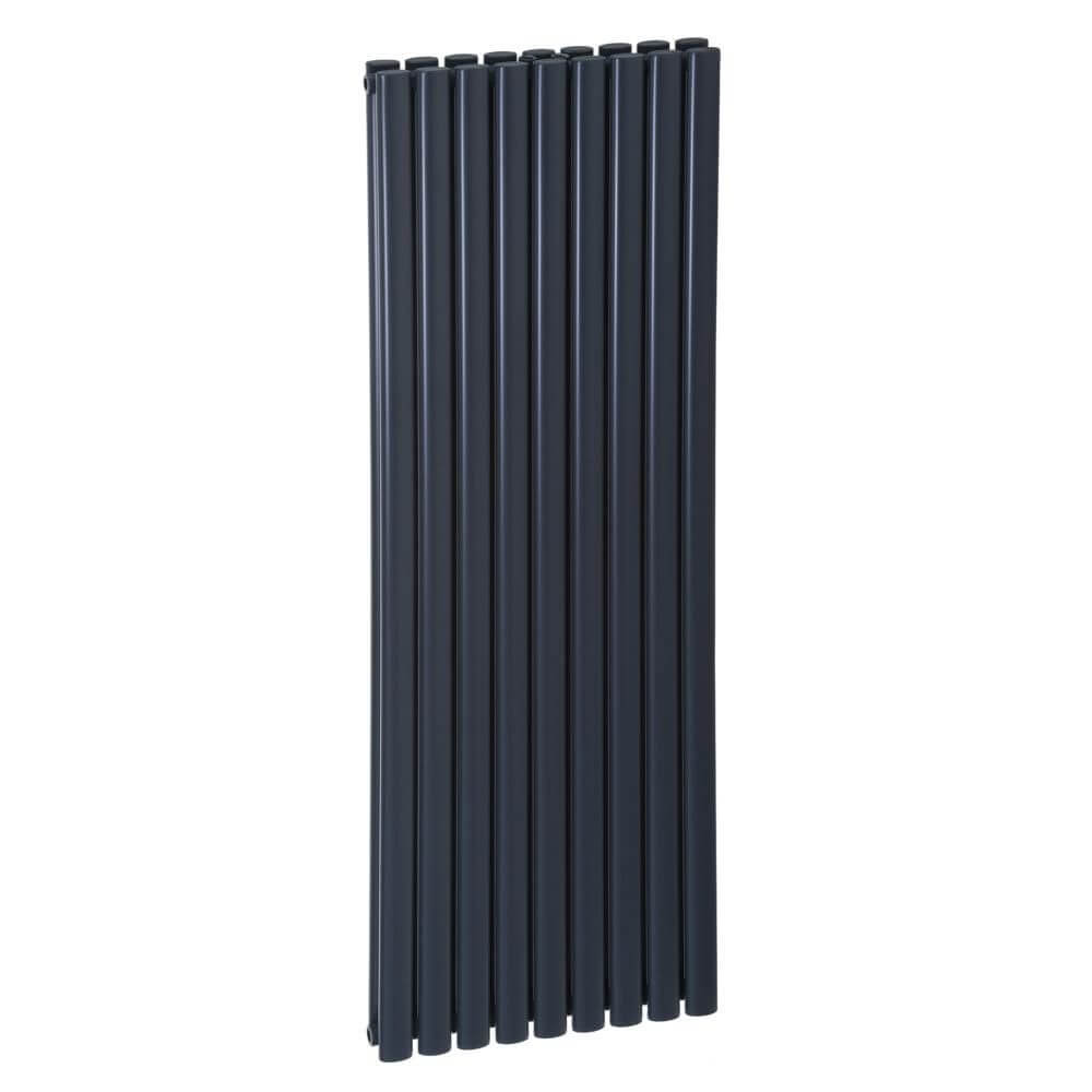 Luxrad Ring Podwójny Designheizkörper 190x64.2 cm podłączenie unter schwarz RINP1900642S040ZDC