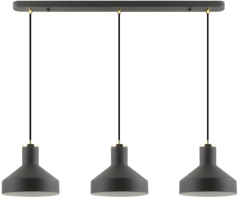 Zuma Line Sigma Pendelleuchte 3x40 W schwarz A8016S-3A