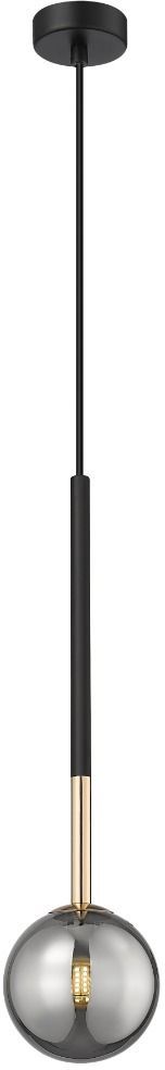 Zuma Line Arcturus Pendelleuchte 1x4 W schwarz-gold P0574-01F-SDFZ