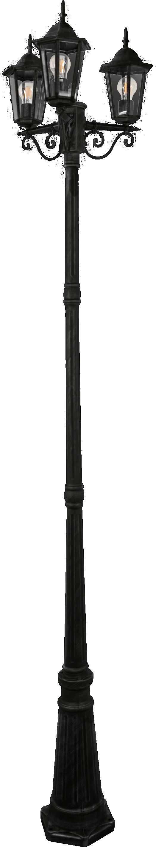 Goldlux Liguria Stehleuchte für den Außenbereich 3x20 W schwarz 313423