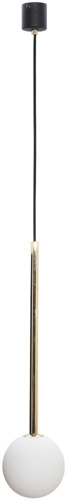 Zuma Line Ali Pendelleuchte 1x40 W weiß-schwarz-gold 5639