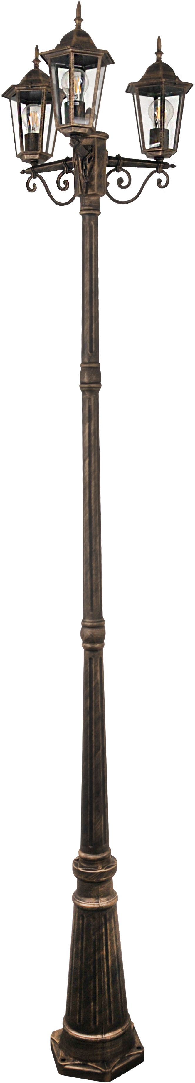 Goldlux Liguria Stehleuchte für den Außenbereich 3x20 W patina 313430