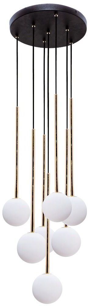 Zuma Line Ali Pendelleuchte x40 W weiß-schwarz-gold 5642