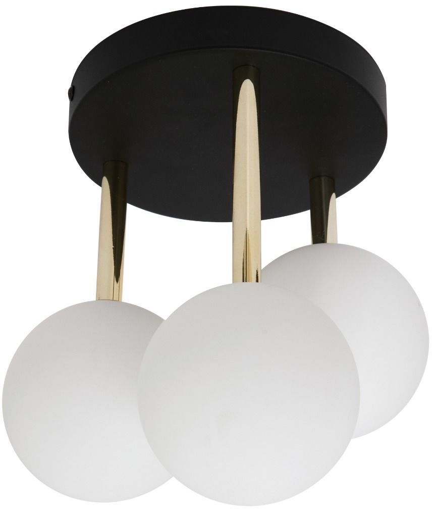 Zuma Line Ali Deckenlampe 3x40 W weiß-schwarz-gold 5644