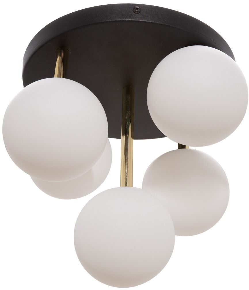 Zuma Line Ali Deckenlampe 5x40 W weiß-schwarz-gold 5645