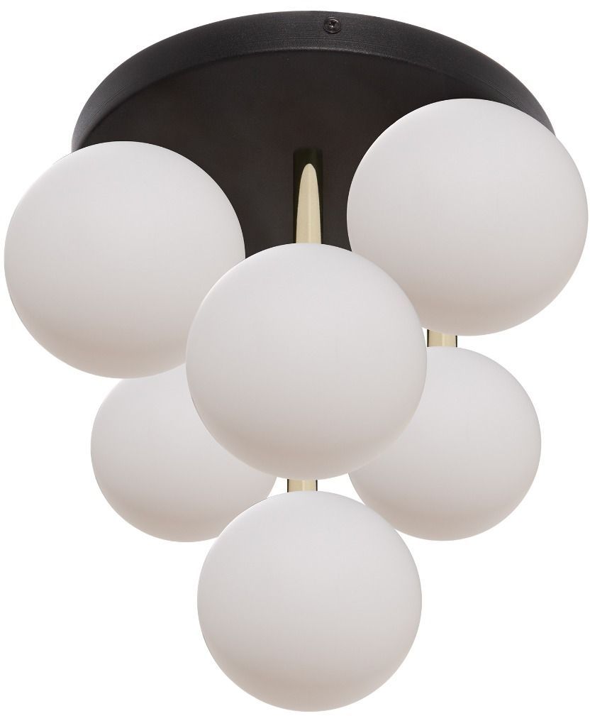 Zuma Line Ali Deckenlampe x40 W weiß-schwarz-gold 5646