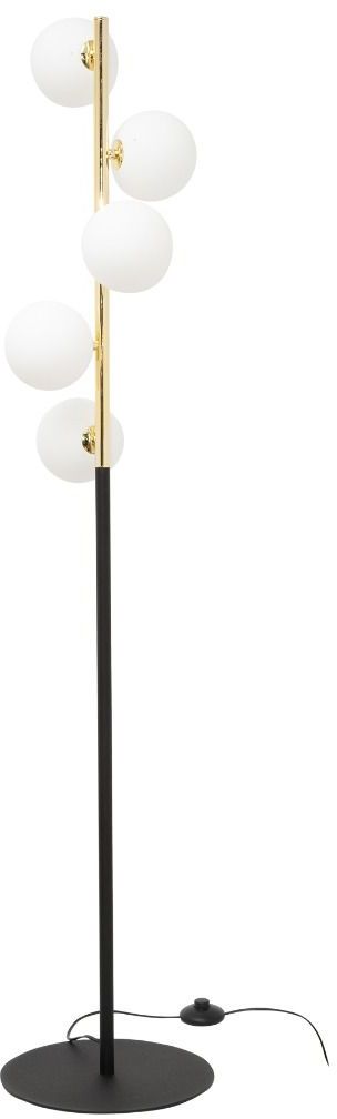 Zuma Line Ali Stehlampe 5x40 W weiß-schwarz-gold 5649