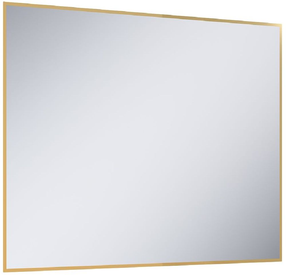 Elita Sharon Square Spiegel 100x80 cm rechteckig mit Beleuchtung gold RE061003015570