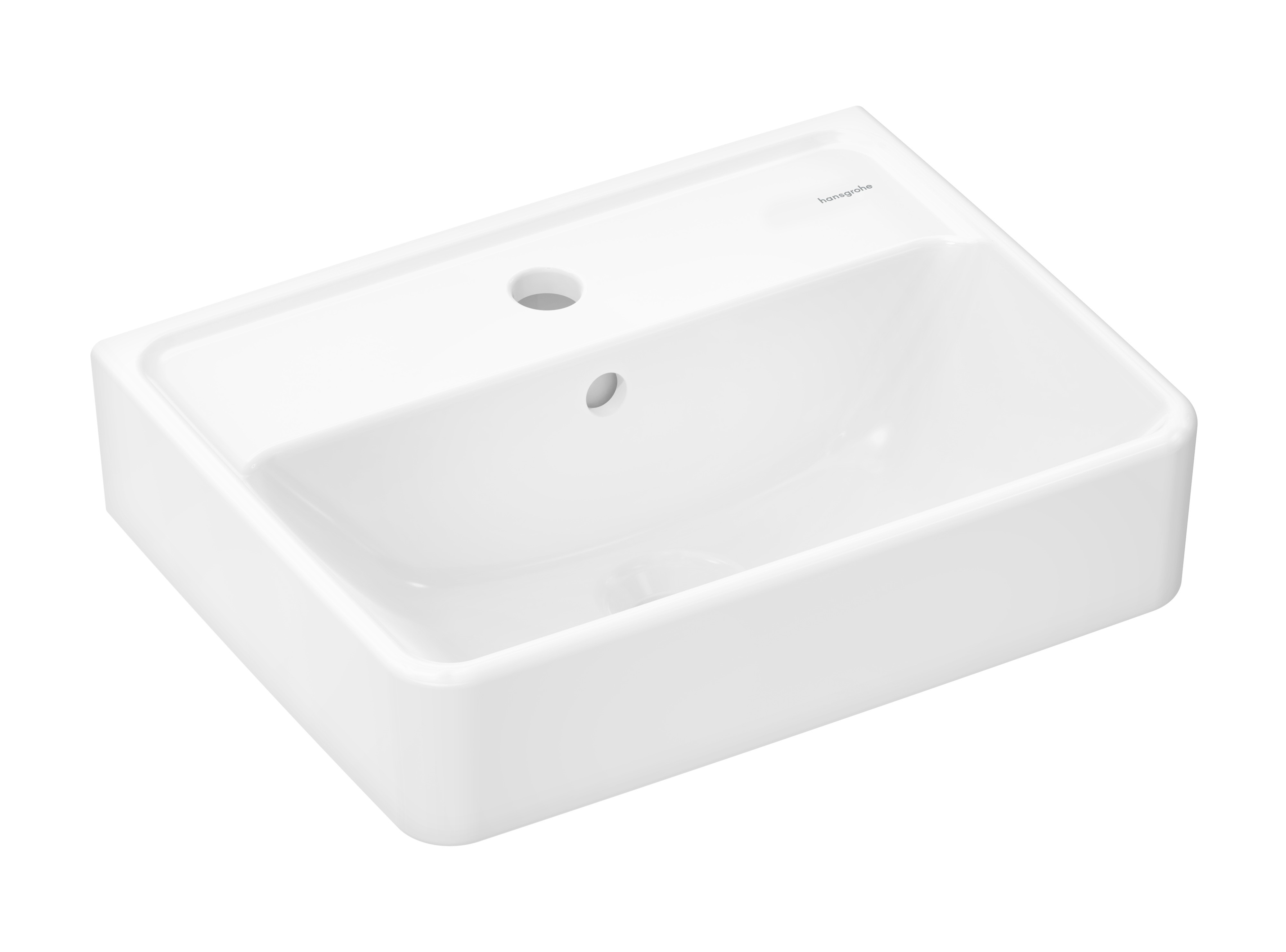 Hansgrohe Xanuia Q Waschbecken 45x34 cm rechteckig Klassisch weiß 60130450