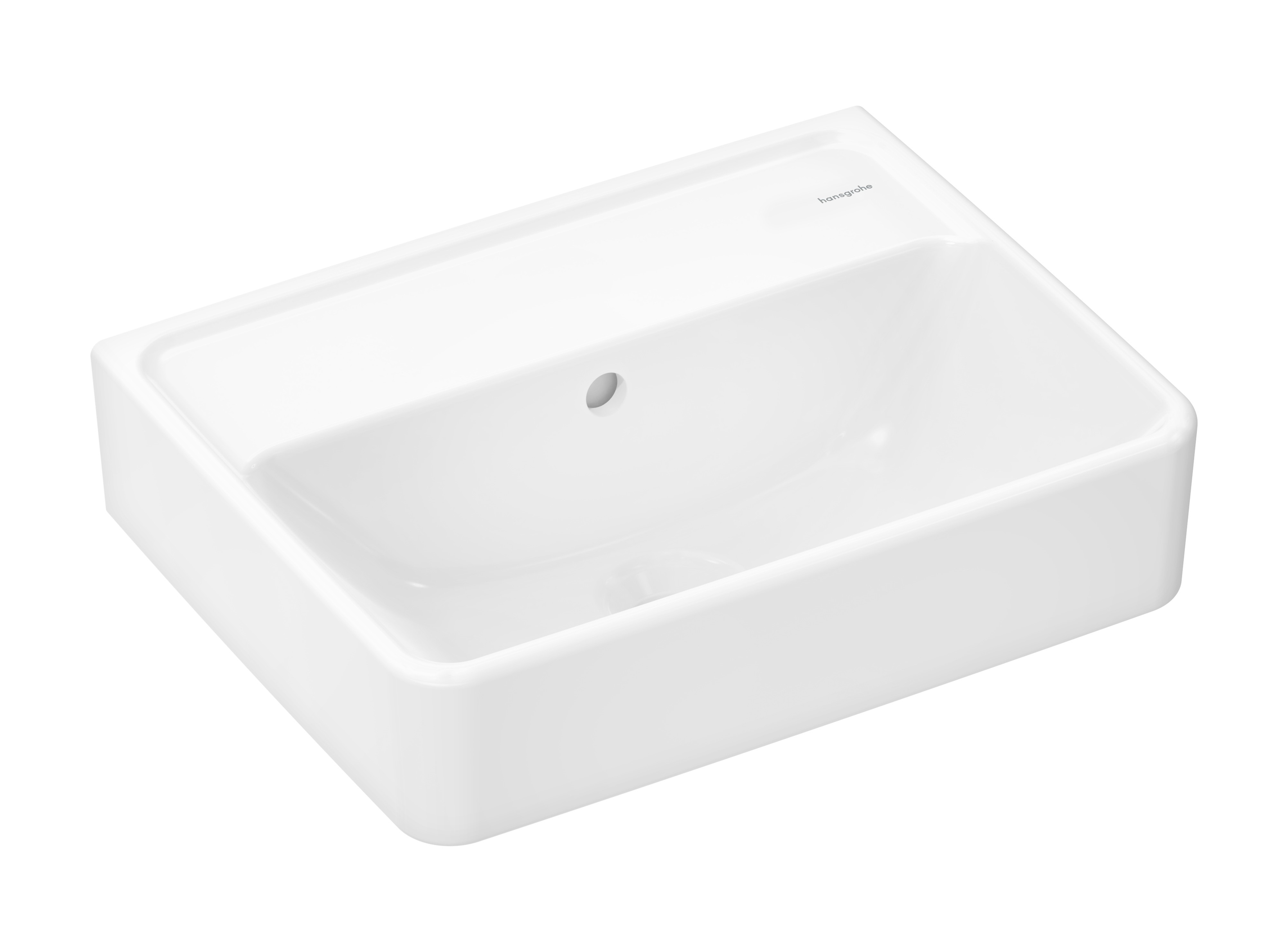 Hansgrohe Xanuia Q Waschbecken 45x34 cm rechteckig Klassisch weiß 60229450