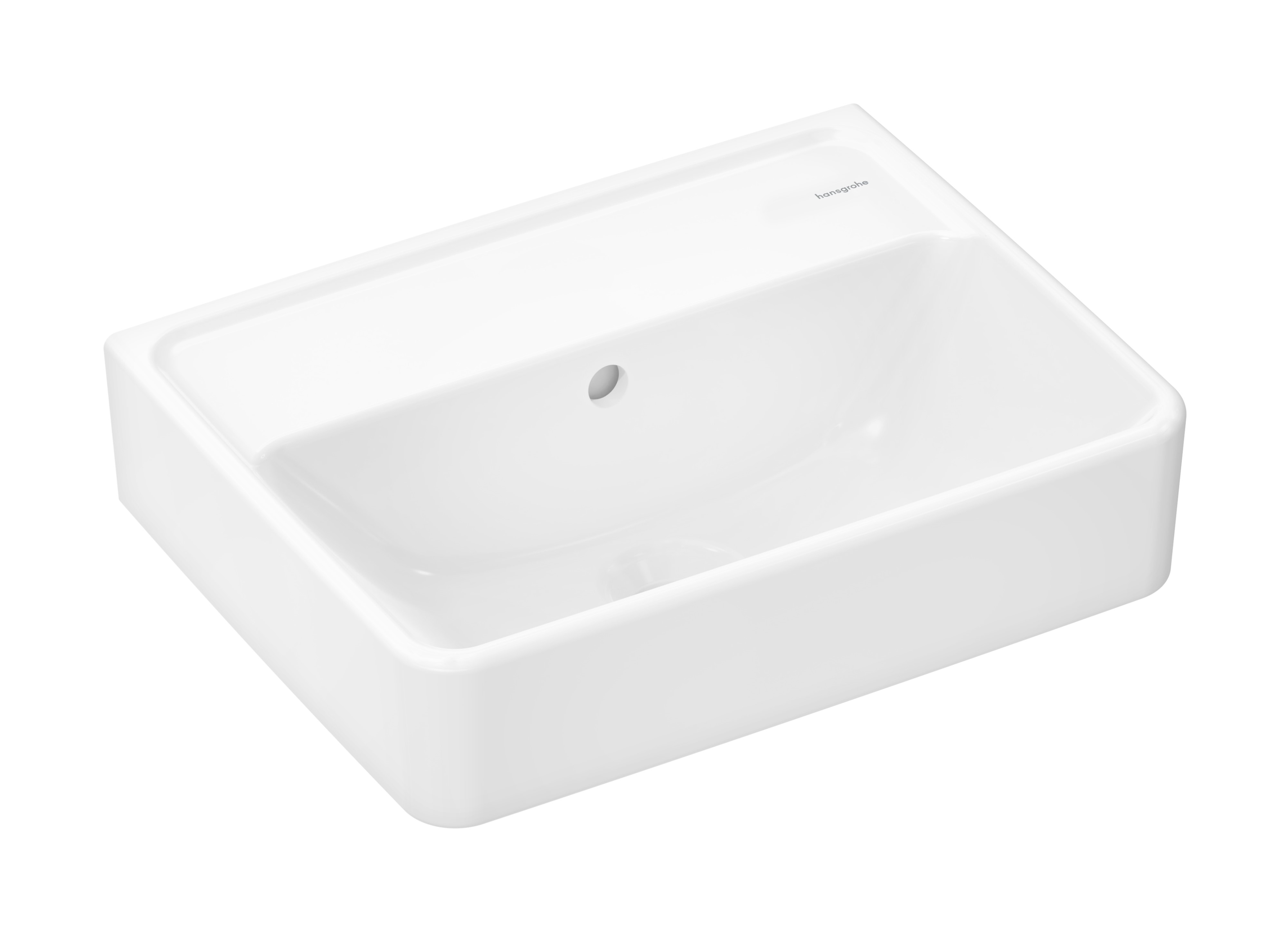 Hansgrohe Xanuia Q Waschbecken 45x34 cm rechteckig Klassisch weiß 61140450