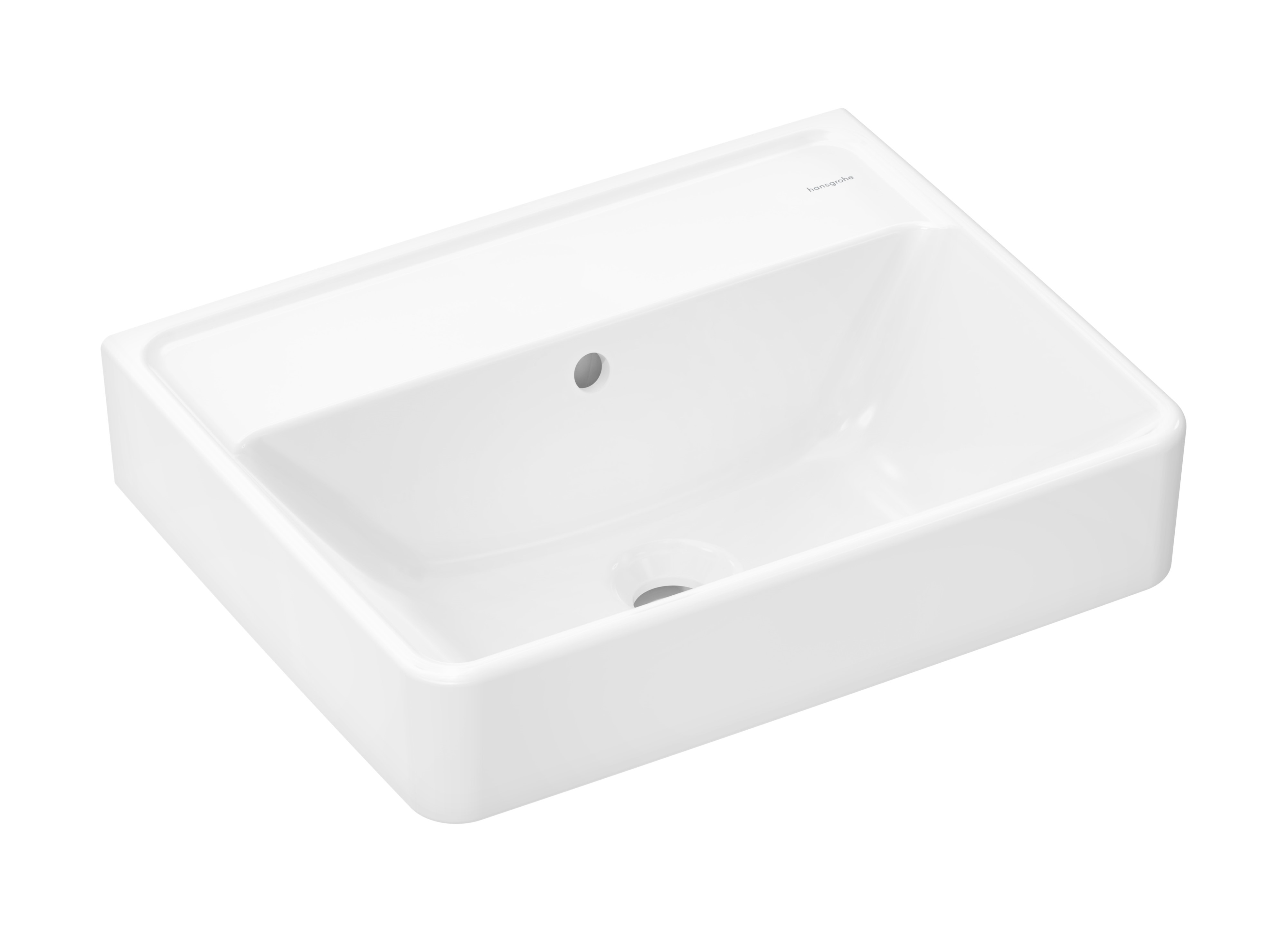 Hansgrohe Xanuia Q Waschbecken 50x39 cm rechteckig Klassisch weiß 61143450