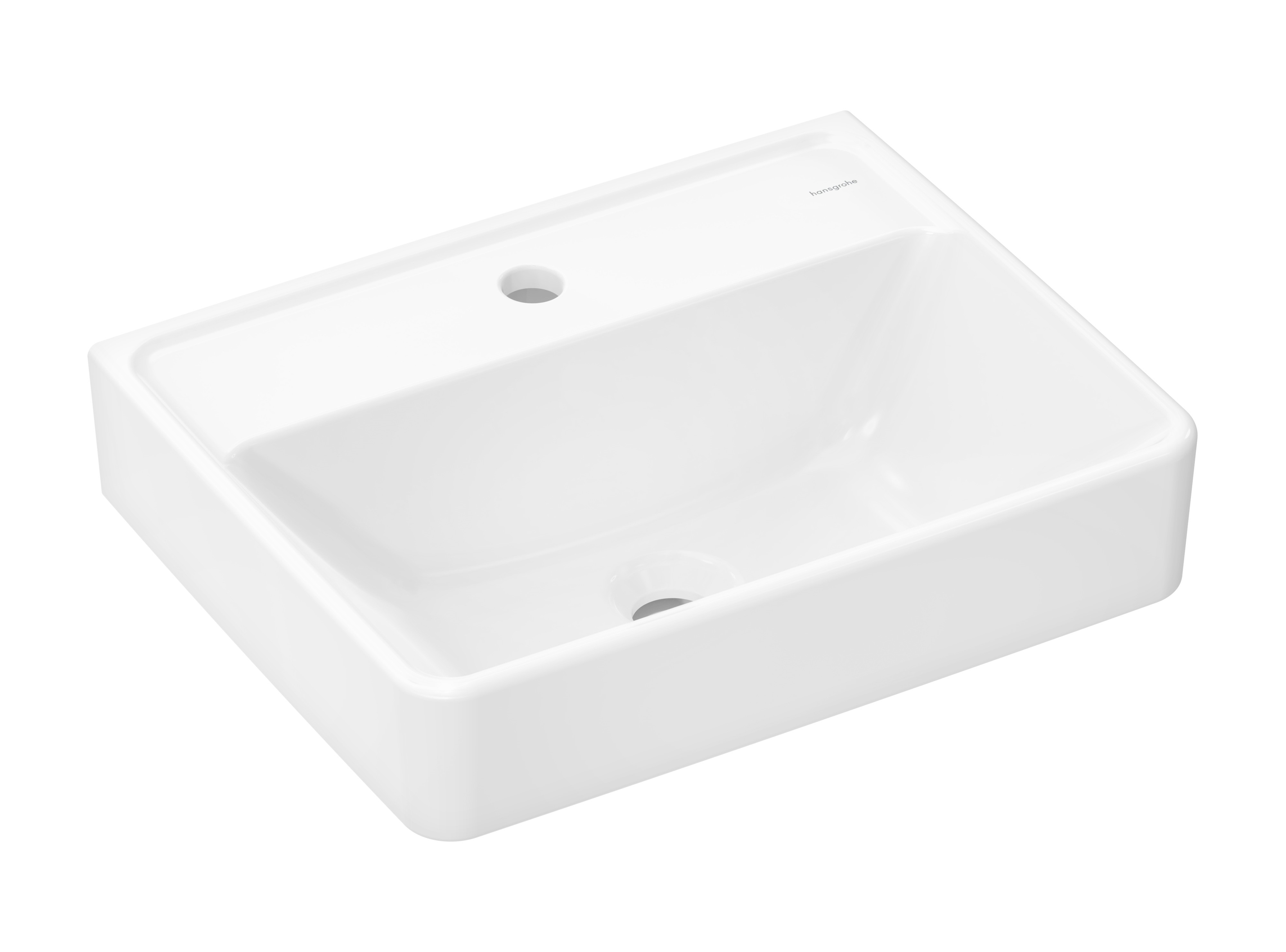 Hansgrohe Xanuia Q Waschbecken 50x39 cm rechteckig Klassisch weiß 60233450