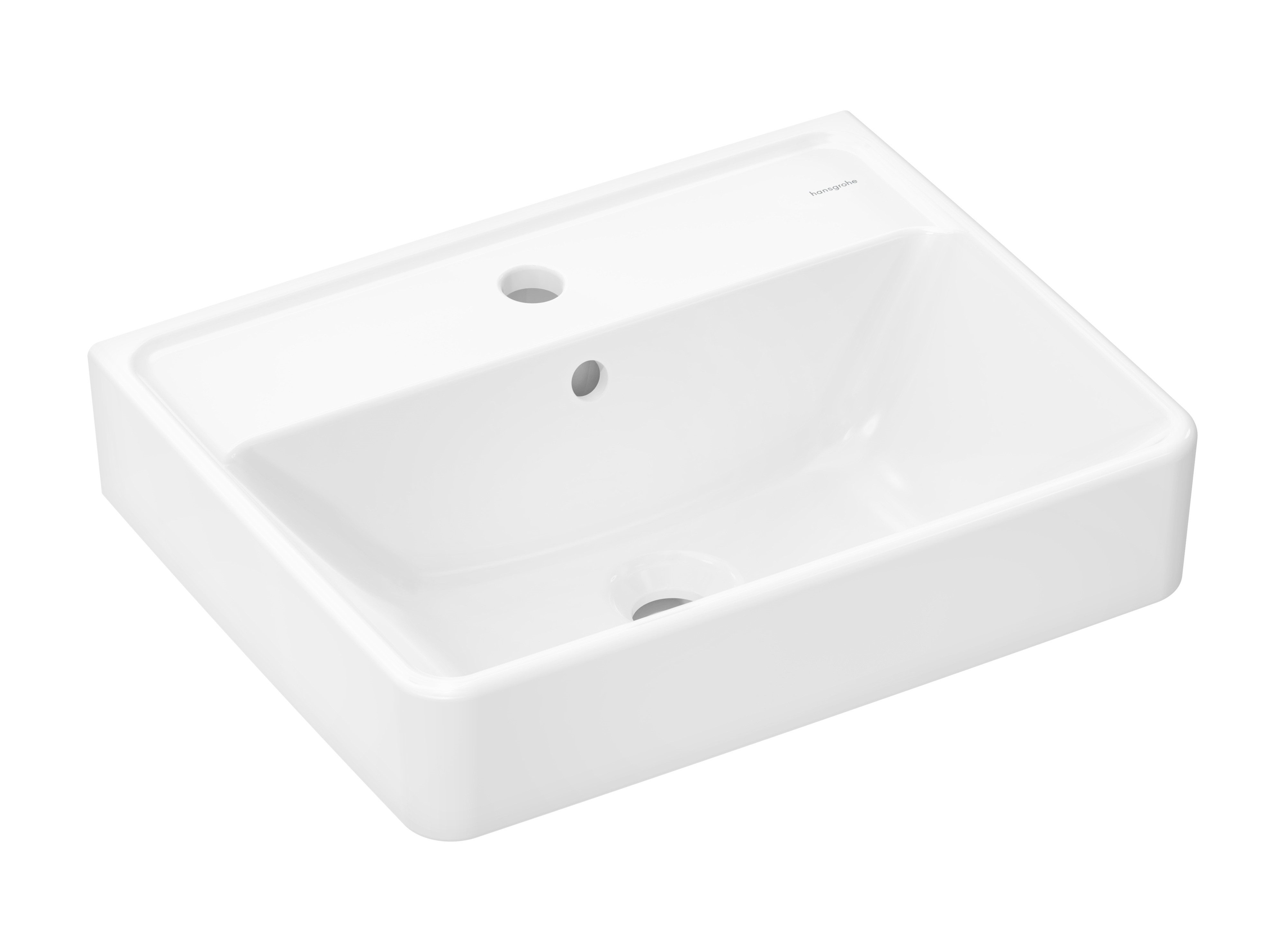 Hansgrohe Xanuia Q Waschbecken 50x39 cm rechteckig Klassisch weiß 61008450